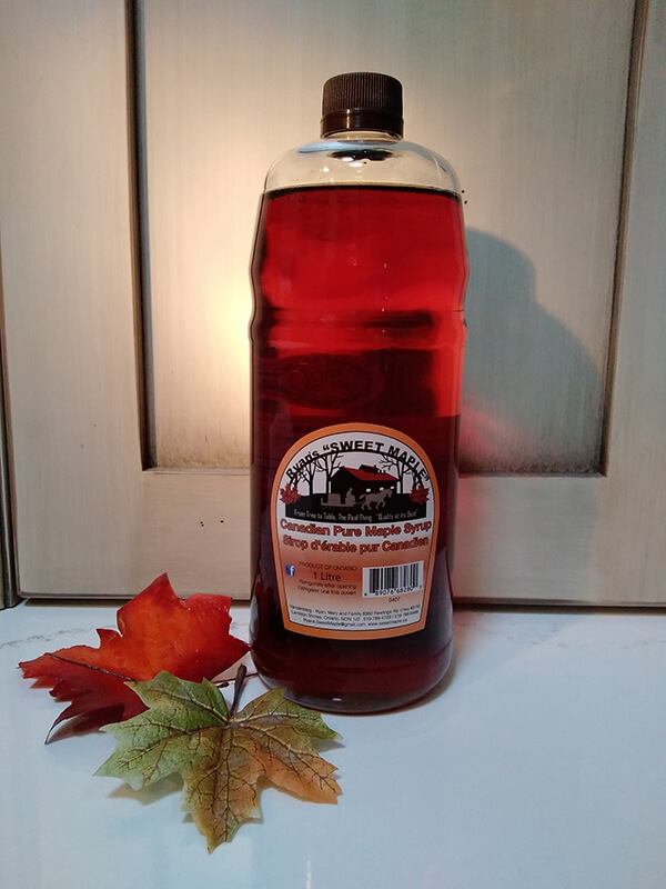 1L Glass Bottle of Canadian Pure Maple Syrup
