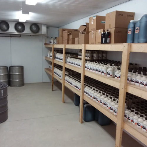 Canadian Maple Syrup Cold Storage Room